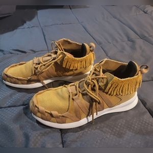 Native Customized Adidas Men's SL Loop Moc Mesa Brown Poppy Size 10